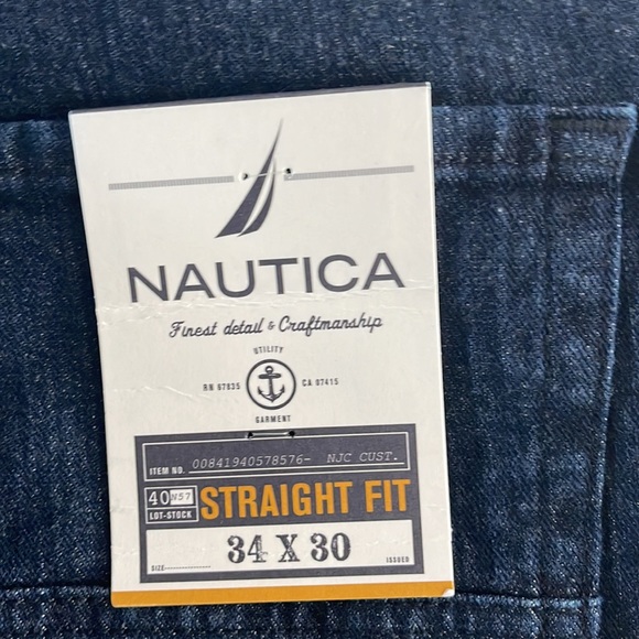 Nautica Jeans Straight Fit Mens - Picture 3 of 4